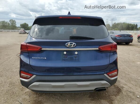 5NMS33AD0LH170656 2020 HYUNDAI SANTA Blue Հետևի տեսք