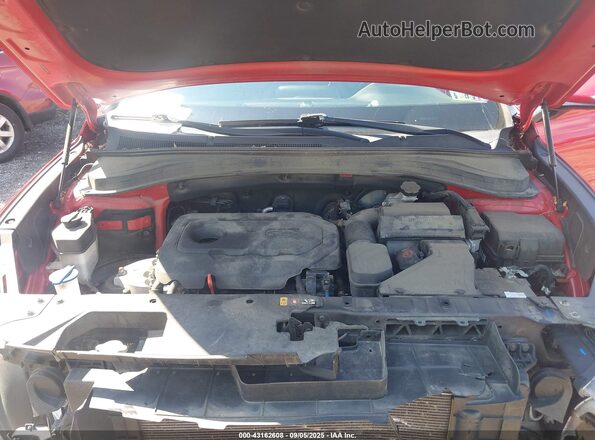 5NMS33AD0LH199008 2020 HYUNDAI SANTA FE Red Հետևի տեսք