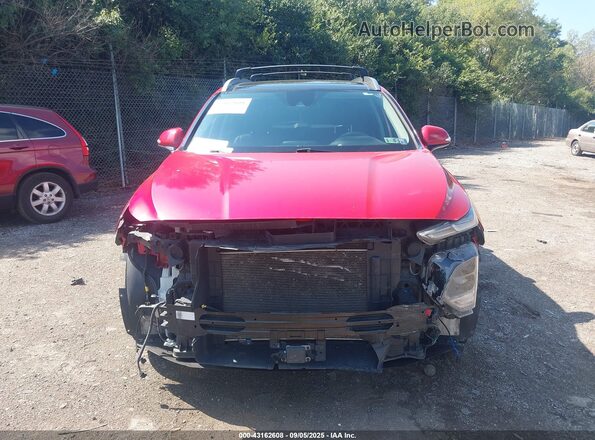 5NMS33AD0LH199008 2020 HYUNDAI SANTA FE Red Սալոնի հետևի տեսք