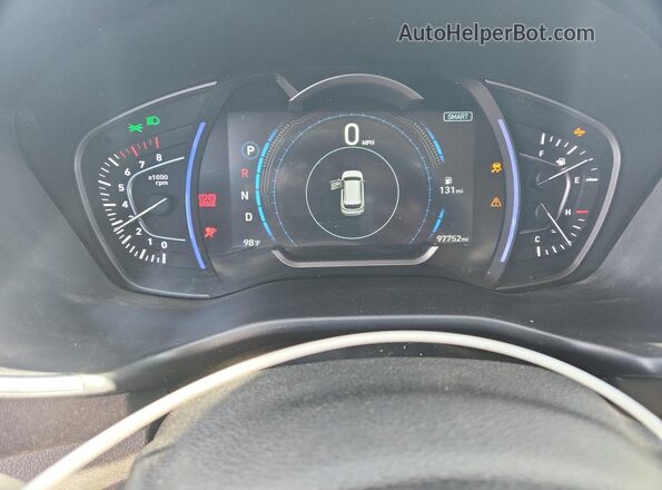 5NMS33AD0LH207351 2020 HYUNDAI SANTA Blue Սարքավորումների վահանակի տեսք