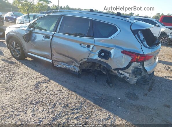 5NMS33AD0LH211741 2020 HYUNDAI SANTA FE Silver Rear left