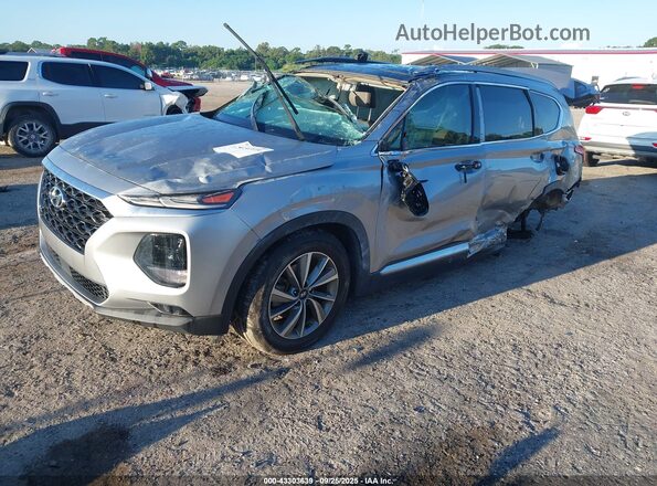 5NMS33AD0LH211741 2020 HYUNDAI SANTA FE Silver Front left