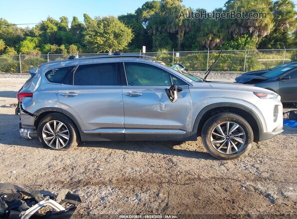 5NMS33AD0LH211741 2020 HYUNDAI SANTA FE Silver Rear interior view