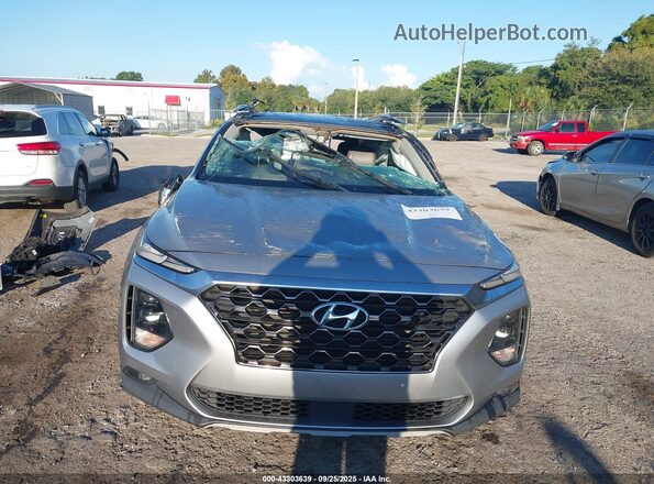 5NMS33AD0LH211741 2020 HYUNDAI SANTA FE Silver Front view