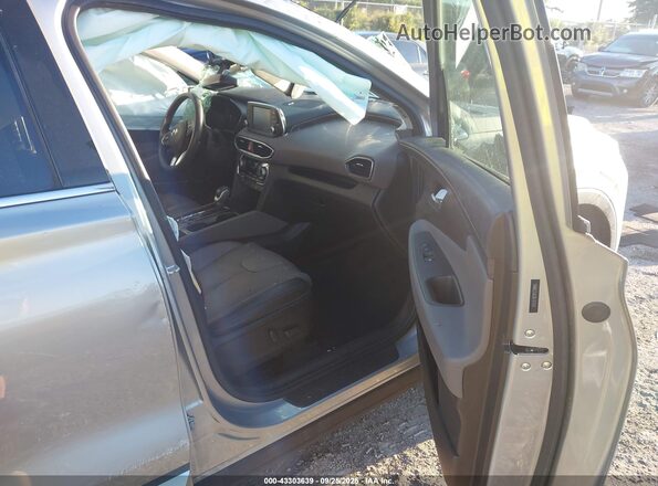 5NMS33AD0LH211741 2020 HYUNDAI SANTA FE Silver Front interior view