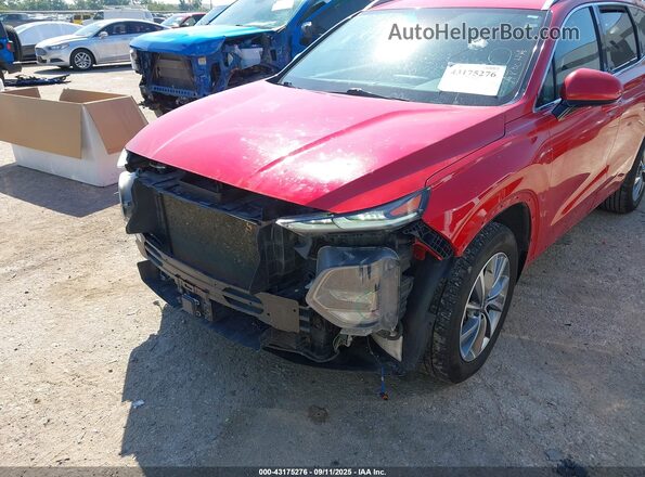 5NMS33AD0LH266593 2020 HYUNDAI SANTA FE Red Vista frontal