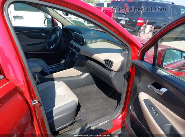 5NMS33AD0LH266593 2020 HYUNDAI SANTA FE Red Vista interior delantera
