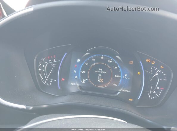5NMS33AD0LH291719 2020 HYUNDAI SANTA FE Red Vista de los asientos traseros