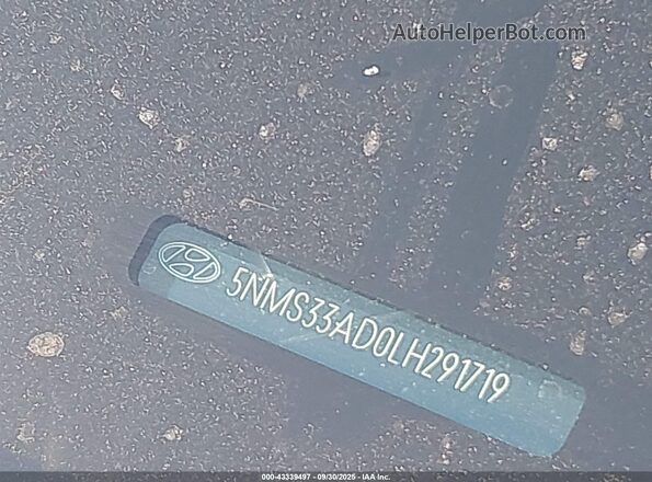 5NMS33AD0LH291719 2020 HYUNDAI SANTA FE Red 