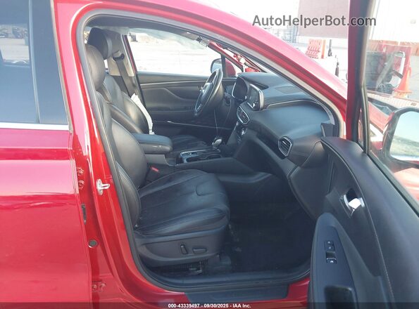 5NMS33AD0LH291719 2020 HYUNDAI SANTA FE Red Vista interior delantera