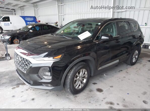 5NMS33AD2LH206959 2020 HYUNDAI SANTA FE Black Vista tres cuartos delantera izquierda