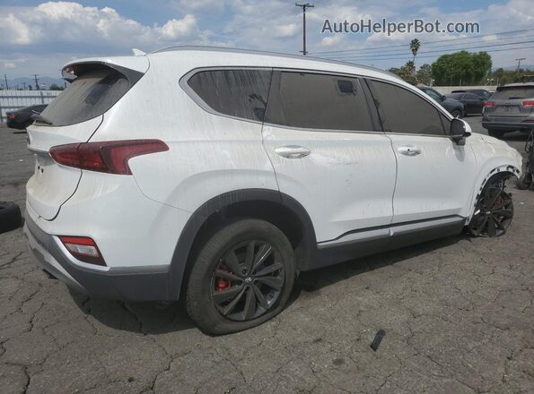 5NMS33AD3LH273568 2020 HYUNDAI SANTA Белый Задняя правая четверть