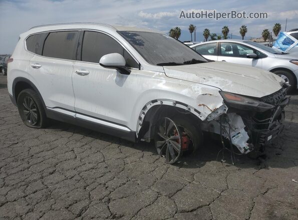 5NMS33AD3LH273568 2020 HYUNDAI SANTA Белый Передняя правая четверть