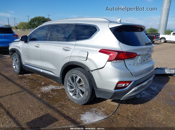5NMS33AD5LH148149 2020 HYUNDAI SANTA FE Silver Հետևի ձախ