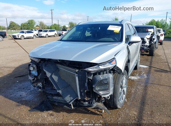 5NMS33AD5LH148149 2020 HYUNDAI SANTA FE Silver Դիմացի տեսք