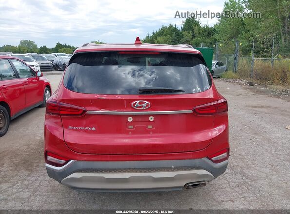 5NMS33AD6KH116826 2019 HYUNDAI SANTA FE Красный 