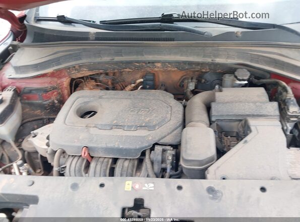 5NMS33AD6KH116826 2019 HYUNDAI SANTA FE Красный Вид сзади