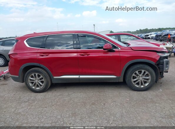 5NMS33AD6KH116826 2019 HYUNDAI SANTA FE Красный Панорамный вид салона 360°