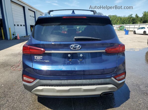 5NMS33AD6LH262631 2020 HYUNDAI SANTA Blue Հետևի տեսք