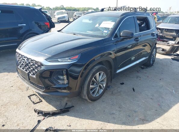 5NMS33AD8LH181453 2020 HYUNDAI SANTA FE Black Front left