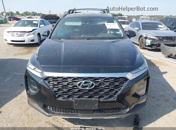 5NMS33AD8LH181453 2020 HYUNDAI SANTA FE Black Rear interior view
