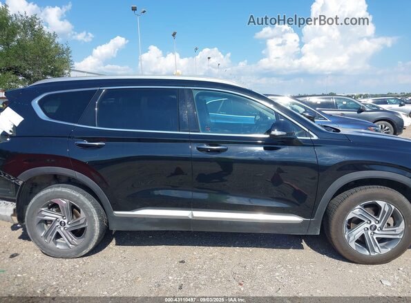 5NMS34AJ2MH333739 2021 HYUNDAI SANTA FE Black Սալոնի 360 աստիճան տեսք
