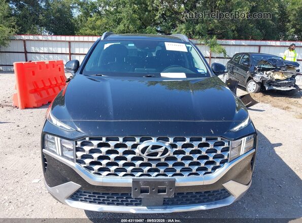 5NMS34AJ2MH333739 2021 HYUNDAI SANTA FE Black Սալոնի հետևի տեսք