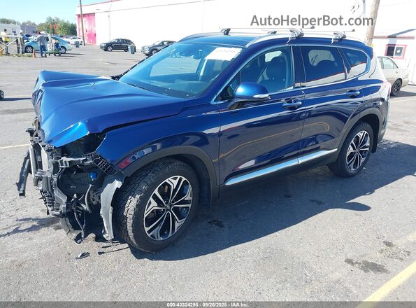 5NMS3CAA4LH257644 2020 HYUNDAI SANTA FE Blue Vista tres cuartos delantera izquierda