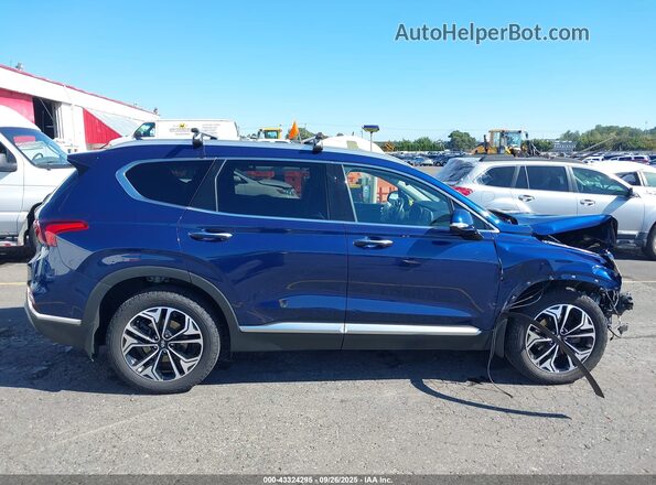 5NMS3CAA4LH257644 2020 HYUNDAI SANTA FE Blue Vista interior trasera