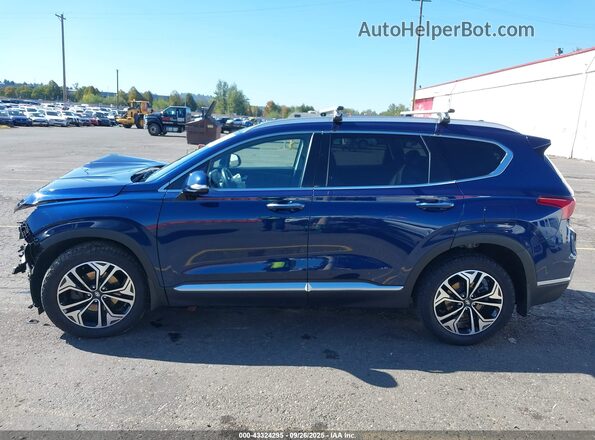 5NMS3CAA4LH257644 2020 HYUNDAI SANTA FE Blue Vista interior de 360 grados