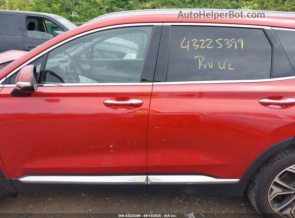 5NMS3CAA9LH185033 2020 HYUNDAI SANTA FE Burgundy Панорамний вид салону 360°