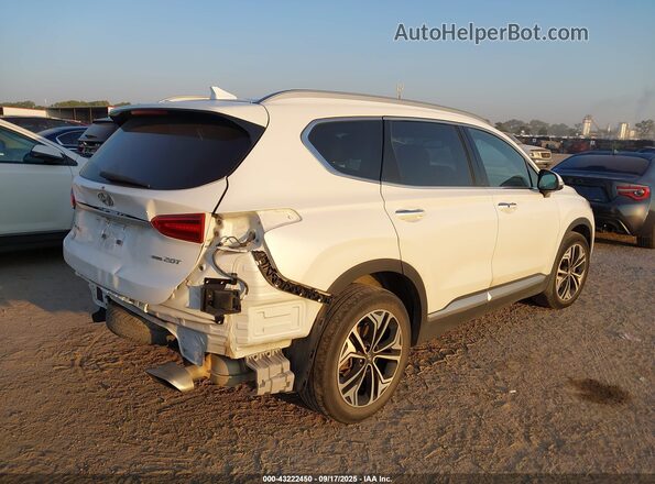 5NMS3CAAXLH216029 2020 HYUNDAI SANTA FE White Tył prawy
