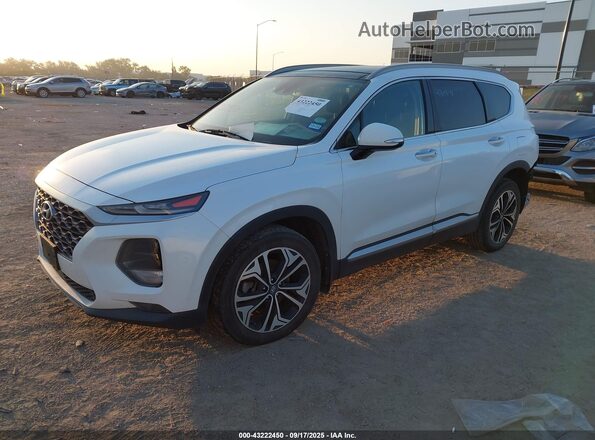 5NMS3CAAXLH216029 2020 HYUNDAI SANTA FE White Przód lewy