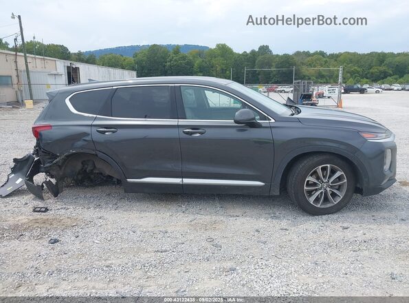 5NMS3CAD0LH302699 2020 HYUNDAI SANTA FE Gray Rear interior view