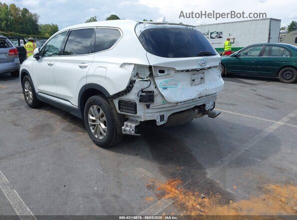 5NMS3CAD2LH223812 2020 HYUNDAI SANTA FE White Trasero izquierdo