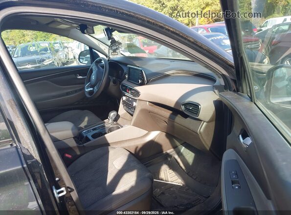 5NMS3CAD4LH286460 2020 HYUNDAI SANTA FE Black Front interior view