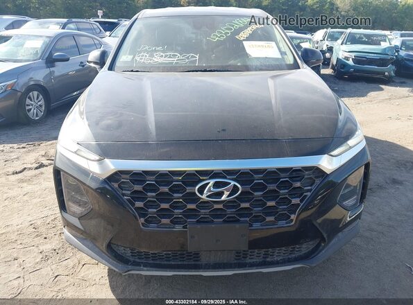 5NMS3CAD4LH286460 2020 HYUNDAI SANTA FE Black Rear interior view