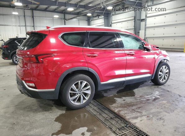 5NMS3CAD4LH298107 2020 HYUNDAI SANTA Red Հետևի աջ