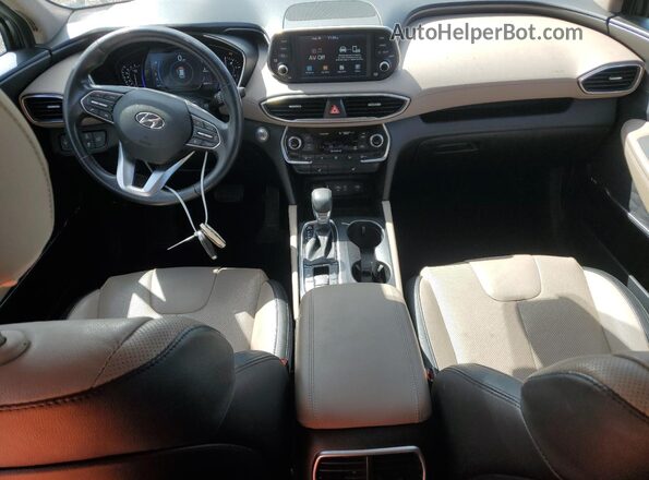 5NMS3CAD7LH145978 2020 HYUNDAI SANTA Gray Առջևի վահանակի տեսք