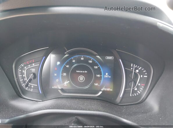 5NMS3CAD7LH206438 2020 HYUNDAI SANTA FE White Հետևի նստատեղերի տեսք