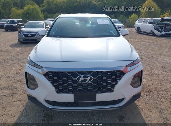 5NMS3CAD7LH206438 2020 HYUNDAI SANTA FE White Սարքավորումների վահանակի տեսք