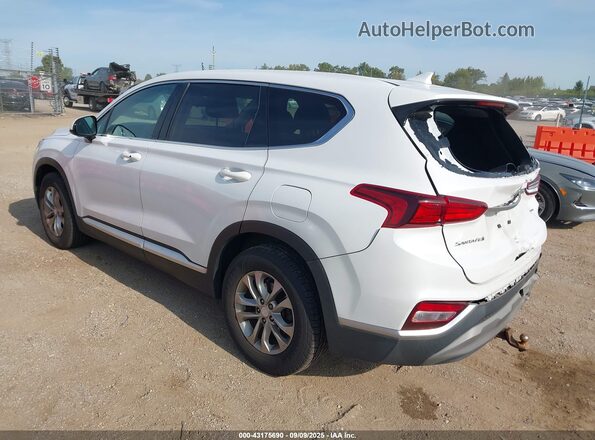 5NMS3CAD7LH206438 2020 HYUNDAI SANTA FE White Հետևի ձախ