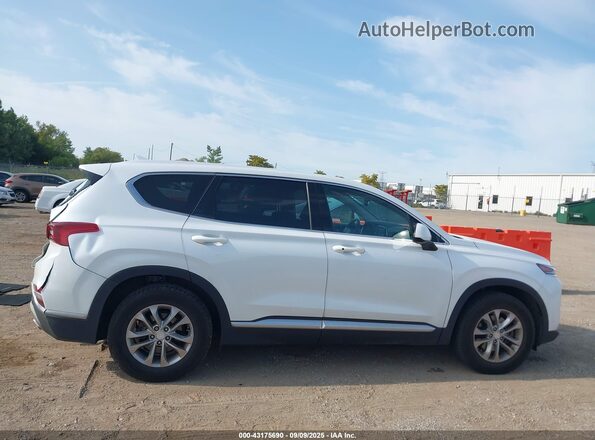 5NMS3CAD7LH206438 2020 HYUNDAI SANTA FE White Սալոնի հետևի տեսք