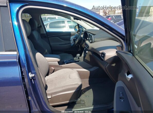 5NMS3CAD7LH212675 2020 HYUNDAI SANTA FE Blue Սալոնի դիմացի տեսք
