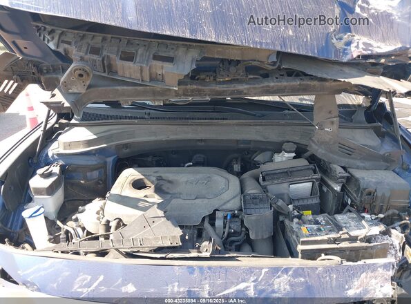 5NMS3CAD7LH212675 2020 HYUNDAI SANTA FE Blue Հետևի տեսք
