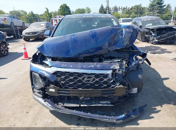 5NMS3CAD7LH212675 2020 HYUNDAI SANTA FE Blue Սարքավորումների վահանակի տեսք