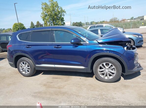 5NMS3CAD7LH212675 2020 HYUNDAI SANTA FE Blue Սալոնի հետևի տեսք
