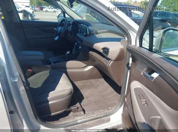 5NMS3CAD8LH174986 2020 HYUNDAI SANTA FE Серебряный Вид салона спереди