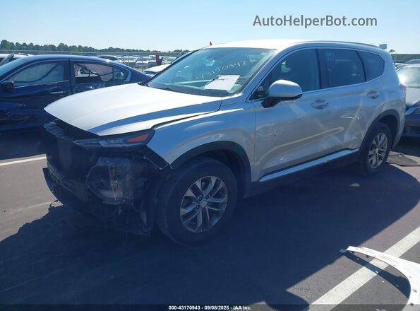 5NMS3CAD8LH174986 2020 HYUNDAI SANTA FE Серебряный Передняя левая четверть
