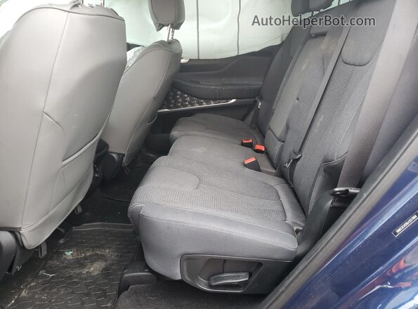 5NMS3CAD8LH257866 2020 HYUNDAI SANTA Синий Вид задней части салона